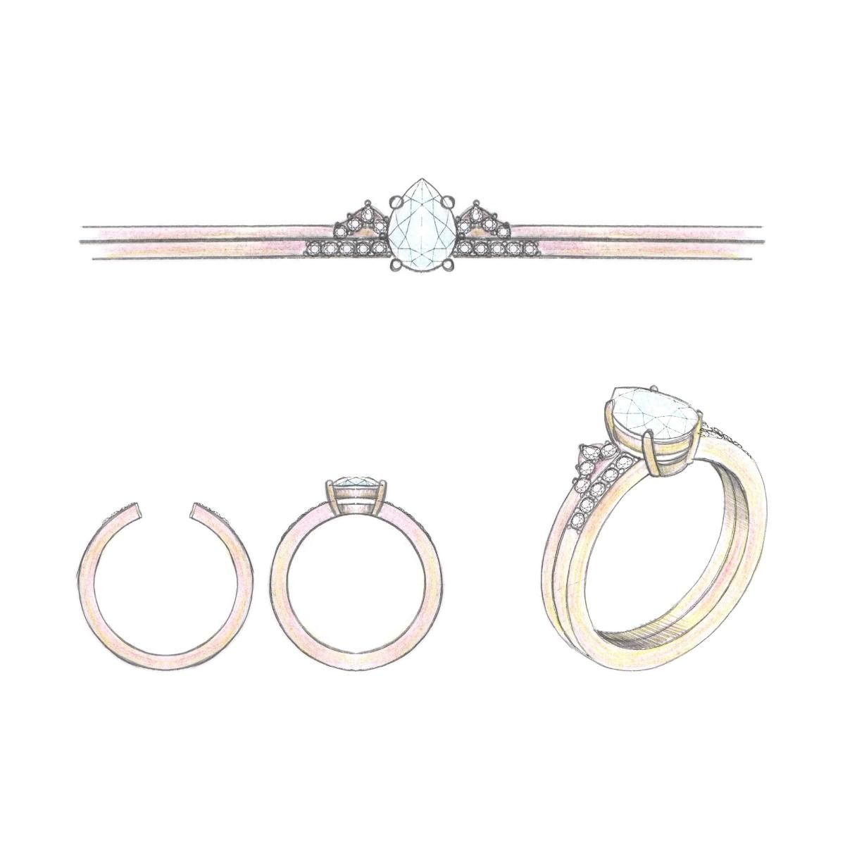 Mountain engagement ring designs | CustomMade.com