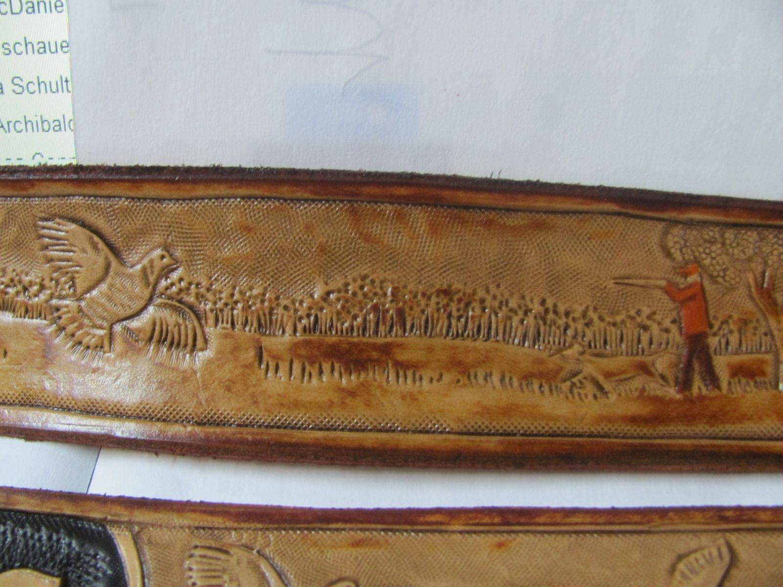 Hand Made Duck Quail Hunting Inspired Dog Collar by Reigle Custom