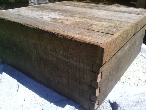 Custom Made Repurposed Walnut Barn Wood Box