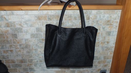 Custom Made Leather Computer Tote