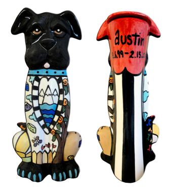 Custom Made It’S A Dogs Life Figurine Urn