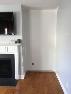 Custom Made Built-In Fireplace Cabinets & Shelving