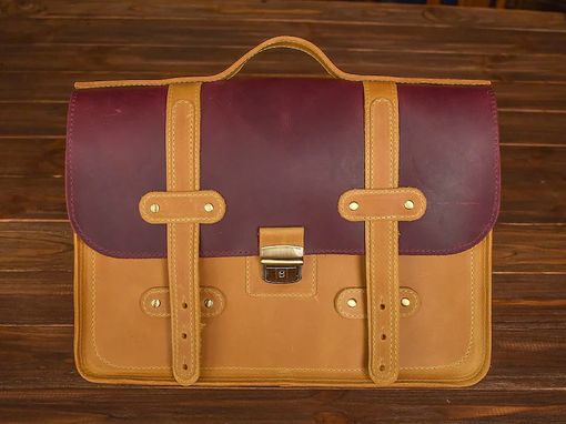 Custom Made Leather Laptop Bag Women/Leather Computer Bag Women/Laptop Briefcase