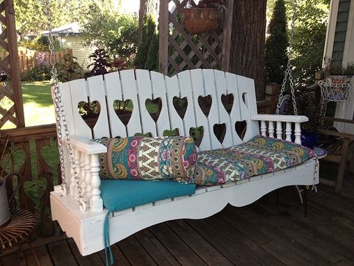 Custom Made Antiqued Porch Swing