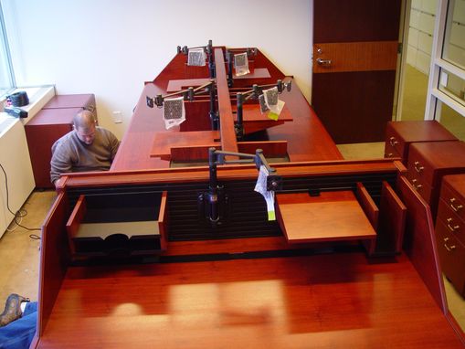 Custom Made Custom Made Narrow Line Trading Desk