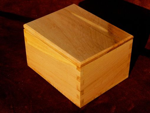 Custom Made Repurposed Dovetail Box In Ash And Walnut