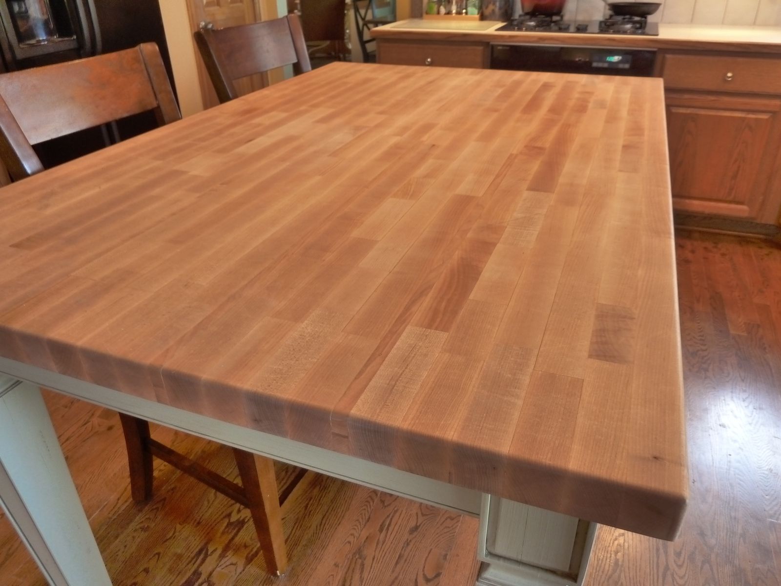 Hand Made Butcher Block Kitchen Table By Parker Custom Woodworks Hand Made Butcher Block Kitchen Table By Parker Custom Woodworks Custommade