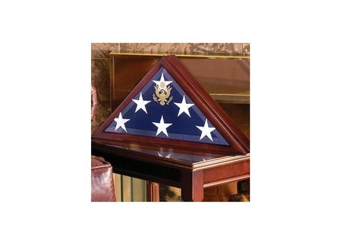 Custom Made American Burial Flag Box