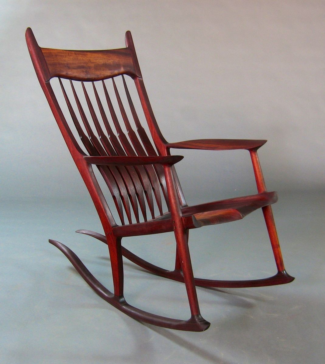 Custom Made Pauduk Maloof Inspired Rocking Chair by Gerspach ...