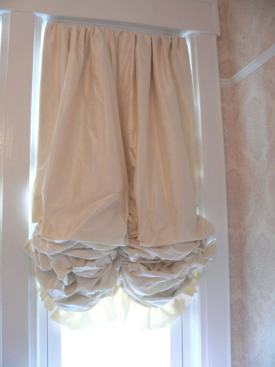 Custom Made Balloon Style Window Shades by Caty's Cribs