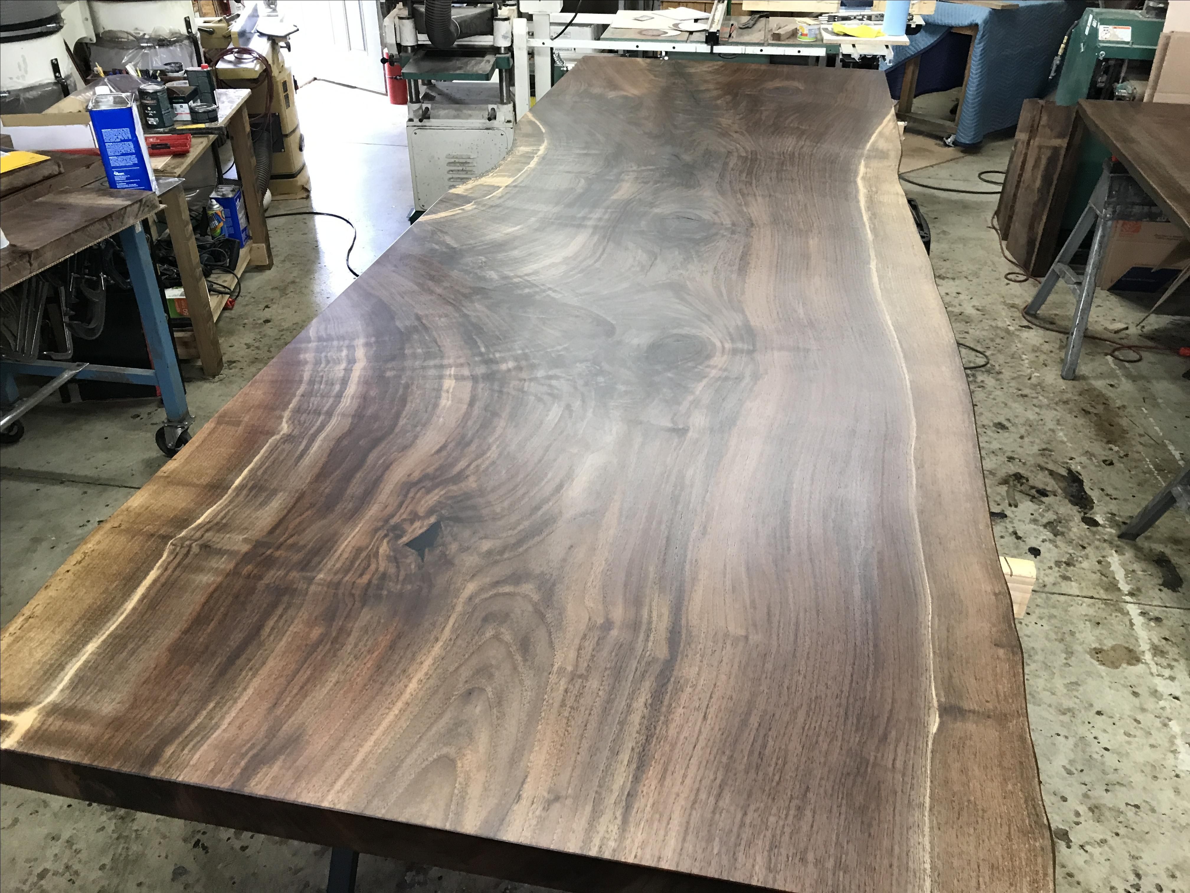 Hand Crafted Live Edge Walnut Conference Table by WITNESS TREE STUDIOS ...