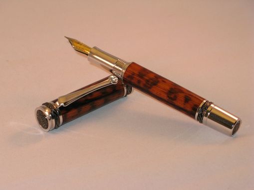 Custom Made Snakewood Fountain Pen-Handmade Wooden Pen