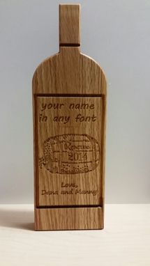Custom Made Wine Lovers Personalized Cutting Board Gift Set (2 Pcs)