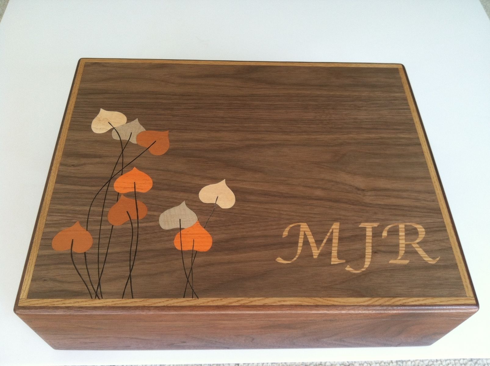 Hand Crafted Memory Box by Wood Designs by Glenn G. Nief