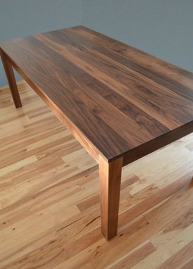 Custom Made Solid Walnut Dining Table by Fabitecture | CustomMade.com