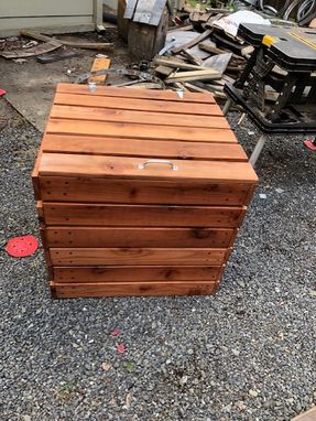 Custom Made Redwood Composter