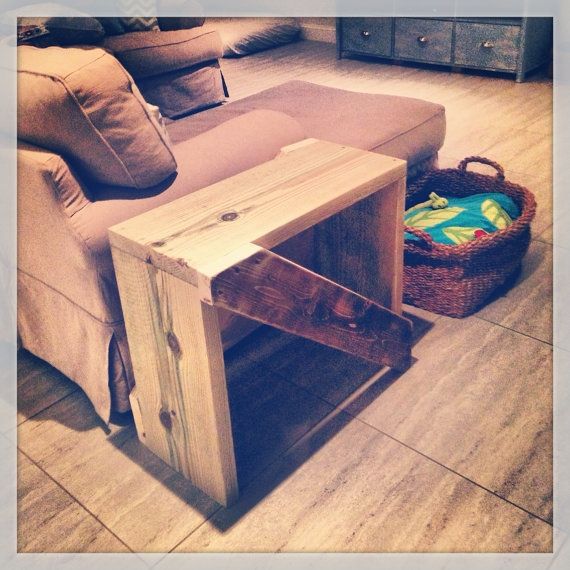 Custom Made Country Style Side Table by Mayhem Furniture Co
