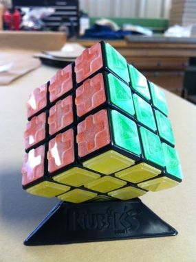 Custom Made Braille/Blind Friendly Rubik's Cube