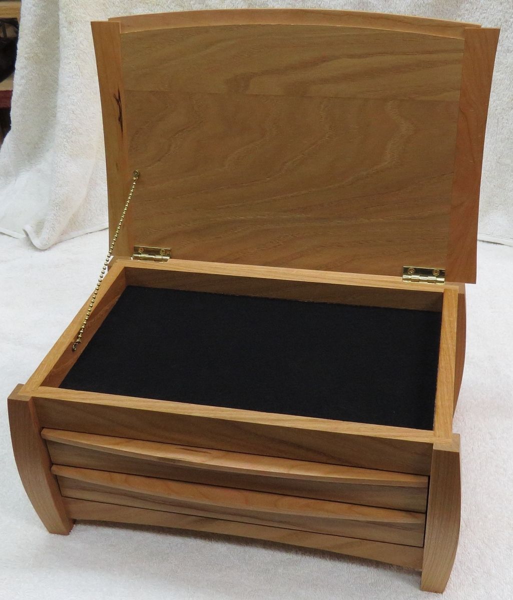 Custom Jewelry Box by Mountain Top Woodcrafts | CustomMade.com