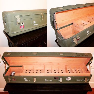 Custom Made Custom Cigar Humidors From Military Surplus Containers
