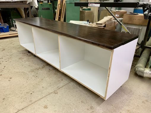 Custom Made 3-Person Mudroom/Entryway Lockers