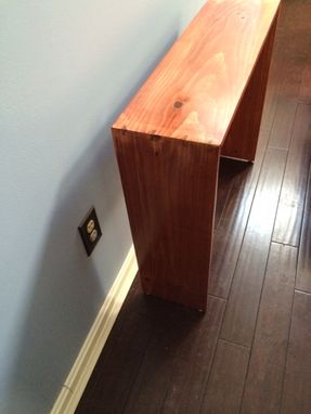Custom Made Simple End Table With Splined Mitered Joint