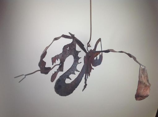 Custom Made Hanging Dragon Sculpture