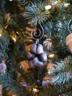 Custom Made Customized Pet Nose Or Paw Print Resin Christmas Ornament