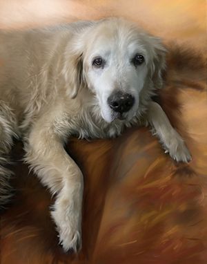 Custom Made Custom Pet Portrait Painting On Canvas Or Watercolor Paper