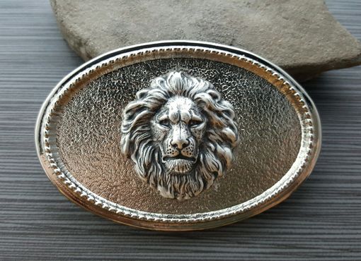 Buy a Hand Crafted Handmade Oxidized Silver Brass Steampunk Lion Belt ...