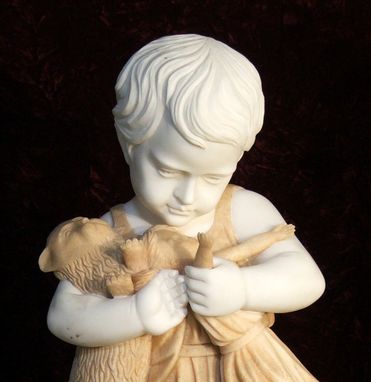 Custom Made Marble Child Sculpture