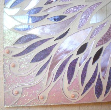 Custom Made Mosaic Stained Glass Mirror