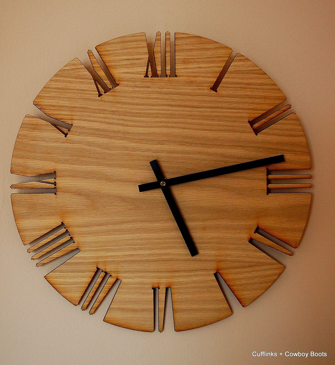 Woodworking Project Wall Clock