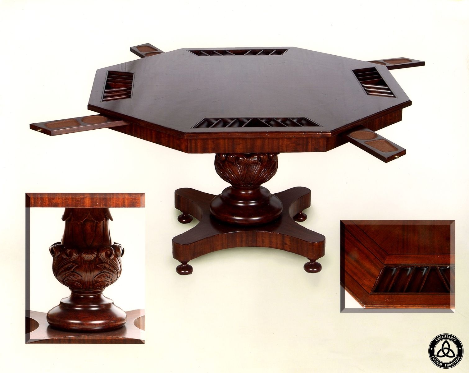 Antique deals poker table