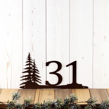 Custom Made Houses Numbers, Metal Sign Personalized Outdoor, Address Signs For House, 5 In House Numbers