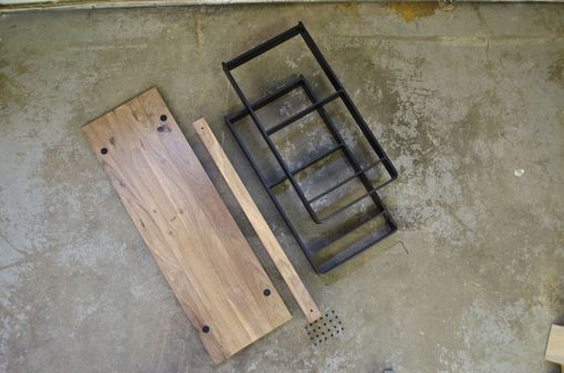 Custom Made Entryway Table With Shelves