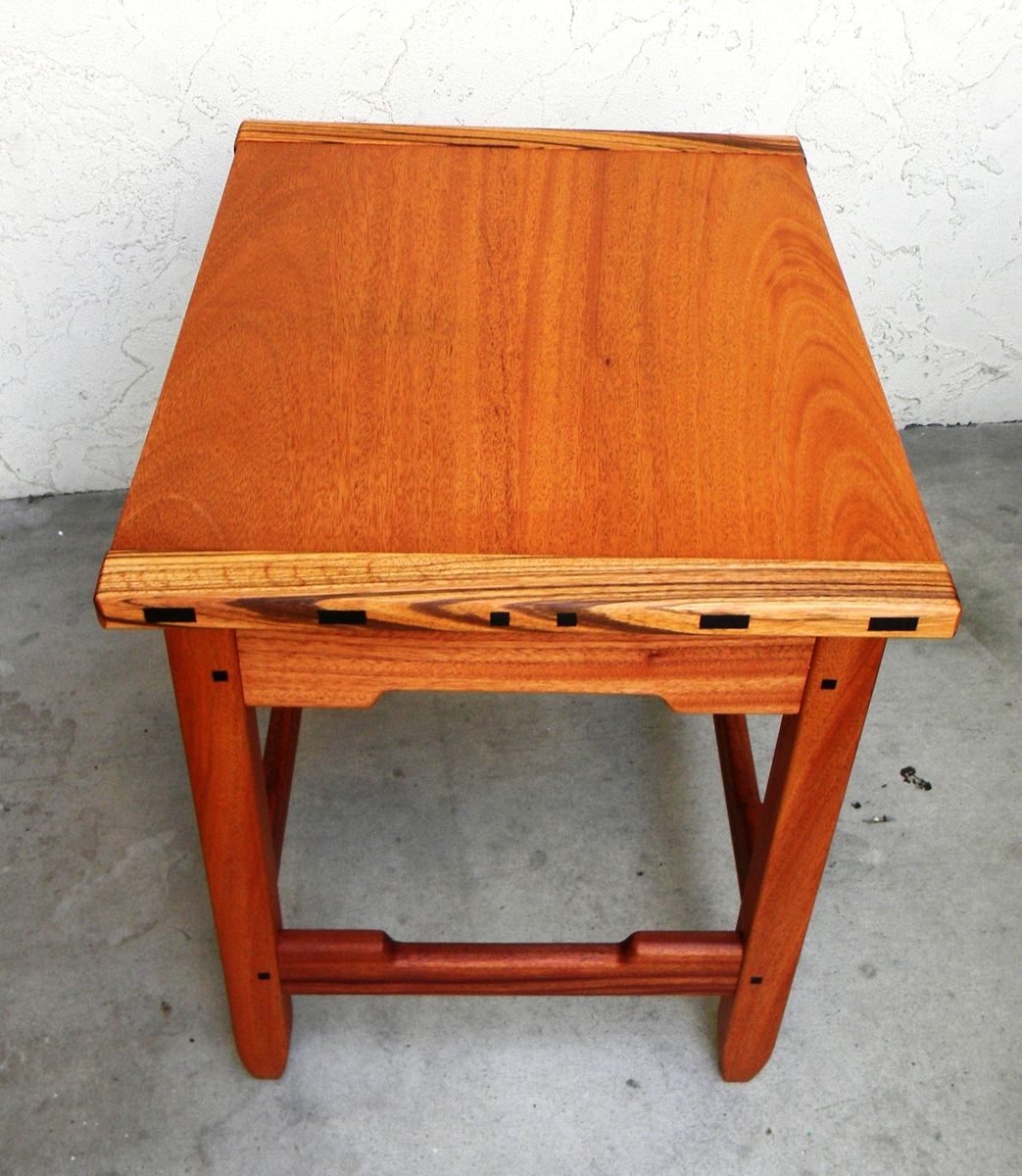 Custom Made Greene & Greene Side Tables by Jonathan Walkey Furniture Maker