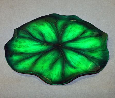 Custom Made Gorgeous Color "Lily Pad" Bronze Statue Figurine Amphibian Limited Edition Signed Numbered