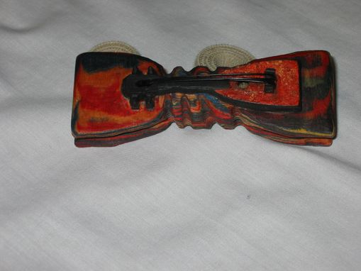 Custom Made Bow Tie - Fluke Ukulele In Wood