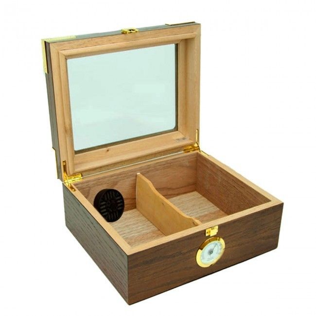 Hand Crafted The Elegant Glass Top Cigar Humidor by Torched Products ...