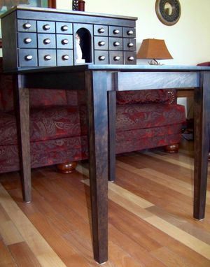Custom Made Desk With Drawers For Craft Table