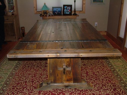 Hand Crafted Barnwood Dining Table by Bluebuck Woodworking 