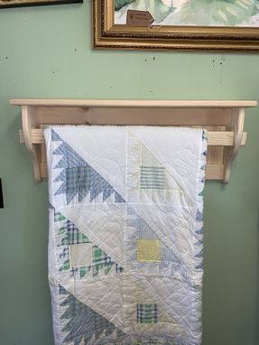 Custom Made Towel Rod , Quilt Hanger