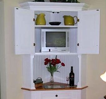 Custom Made Built-In Corner Cabinet