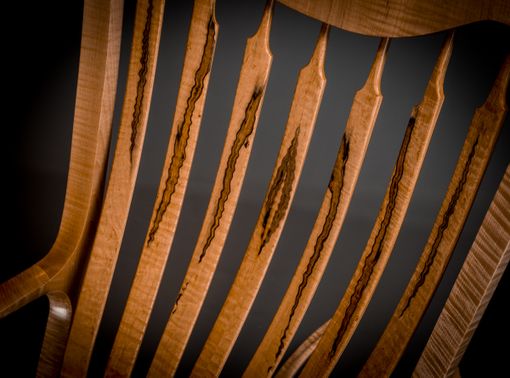 Custom Made Tiger Maple Handshake Rocker