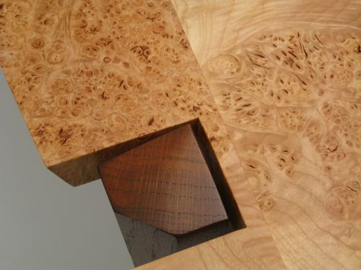 Custom Made Burl Maple Coffee Table