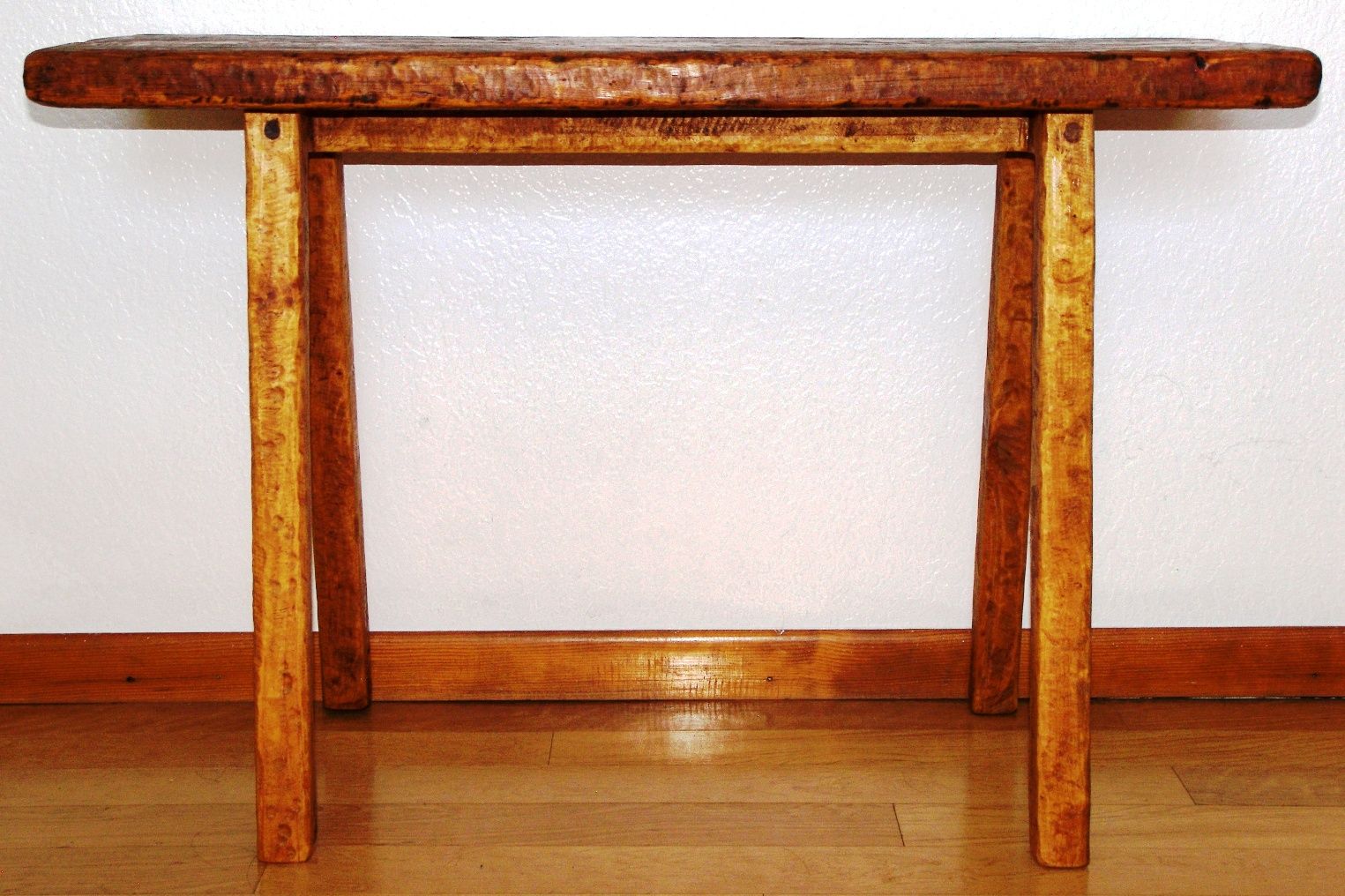 Handmade Reclaimed Wood Rustic End Table, Entry Table, Hall Table By