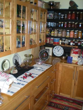 Custom Made Small Creative Kitchen And Pantry