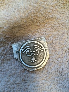 Custom Made Medallion Pendant In Sterling Silver