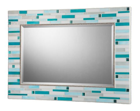 Hand Crafted Mosaic Bathroom Mirror Signature Collection By Opus Mosaic Bathroom Mirror Signature Collection